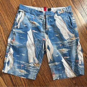 J. Crew Sailboat Cotton Shorts